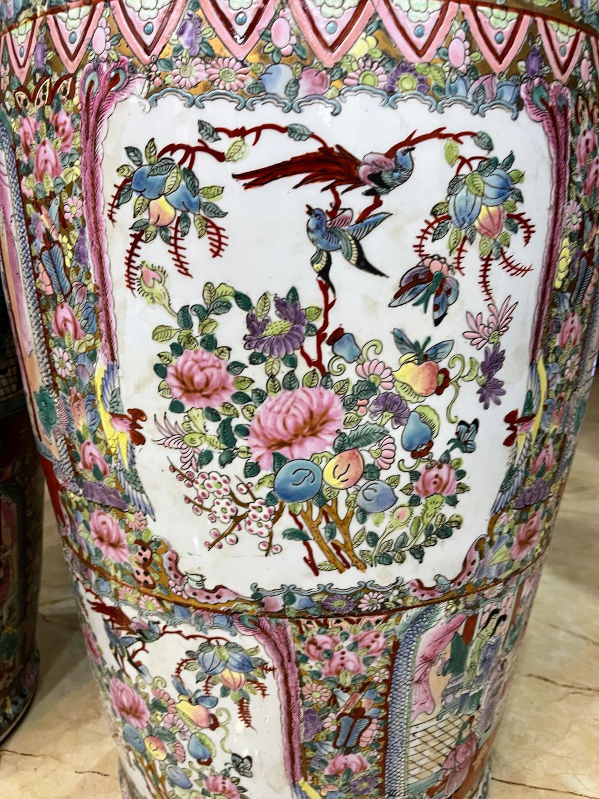 Cặp bình Trung Trung Quốc, cao 93cm – ảnh 6