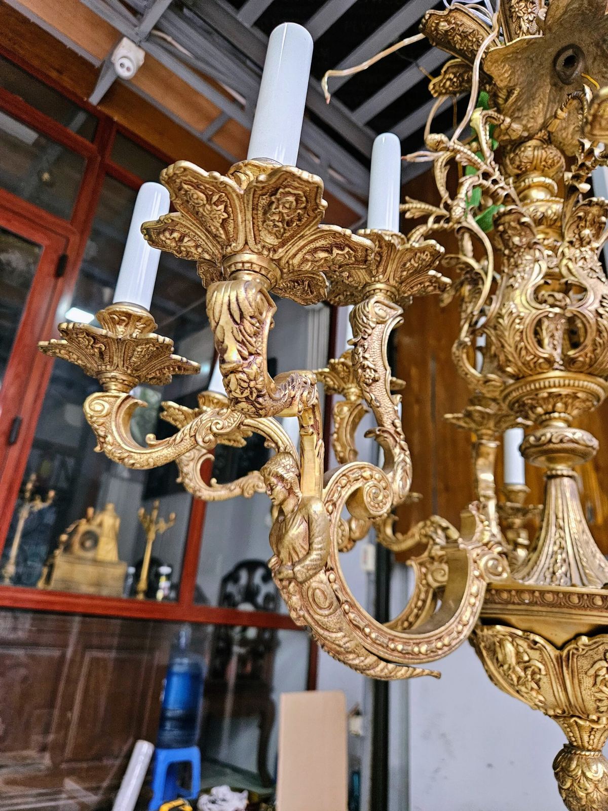Đèn chùm Pháp, dài 87cm – ảnh 4
