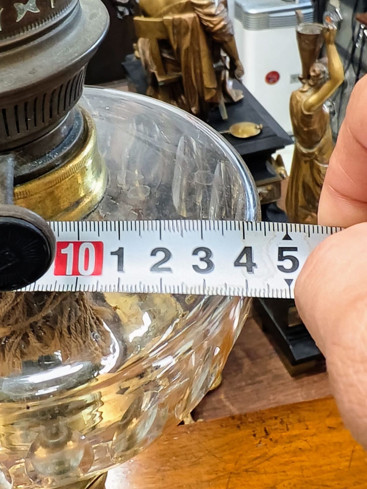 Đèn dầu Pháp, cao 61cm – ảnh 5