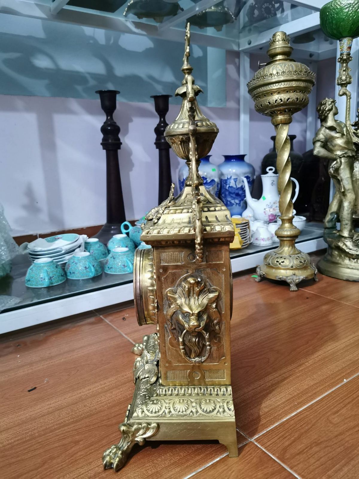Đồng hồ để bàn Pháp, cao 52cm – ảnh 2