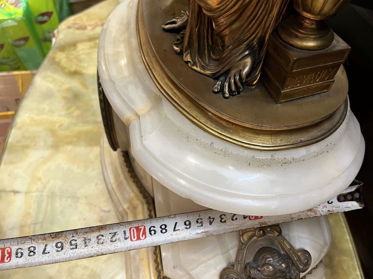 Bộ đồng hồ chân nến size đại Pháp – ảnh 11