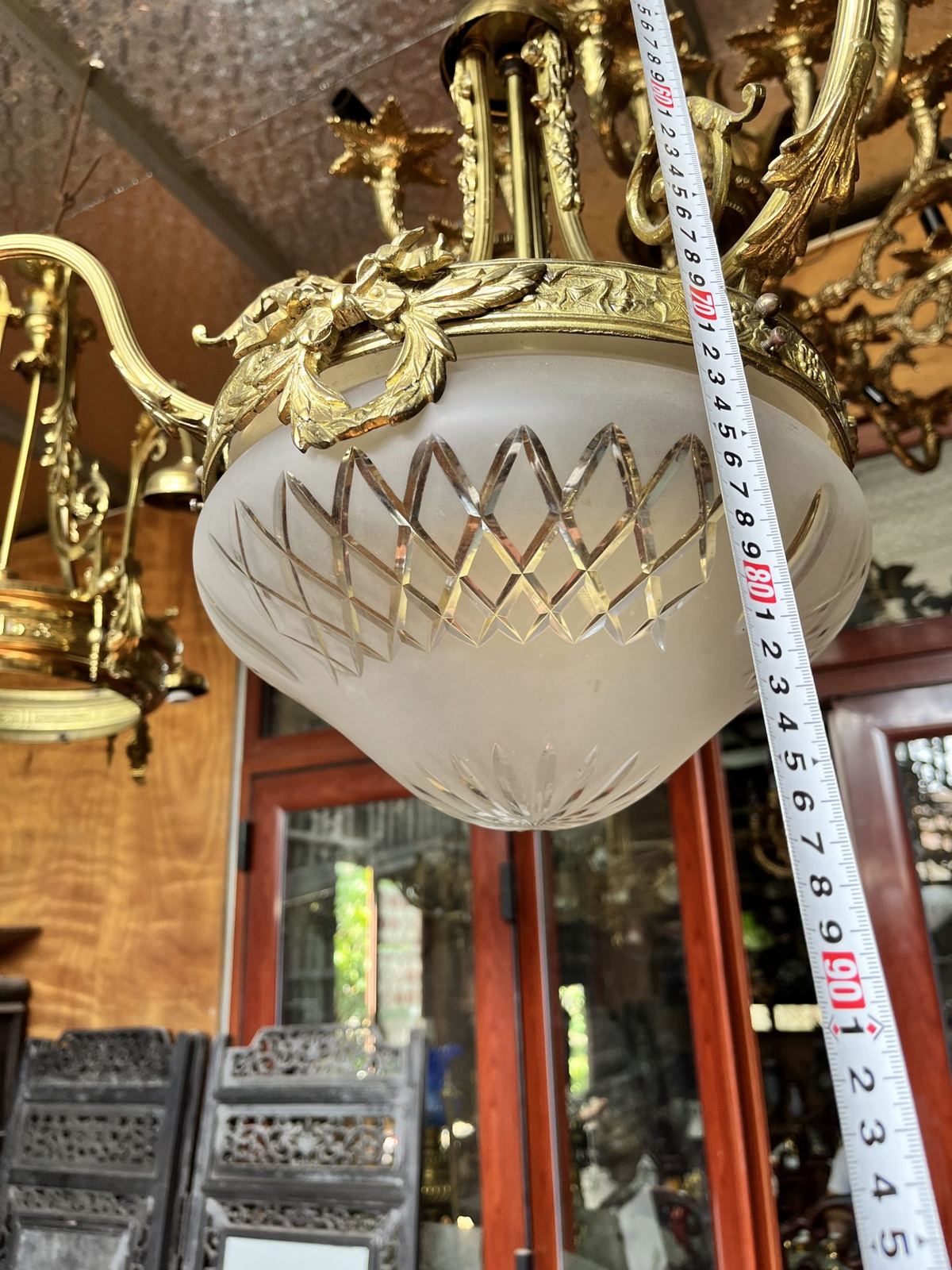 Đèn chùm nhỏ Pháp, dài 85cm – ảnh 5