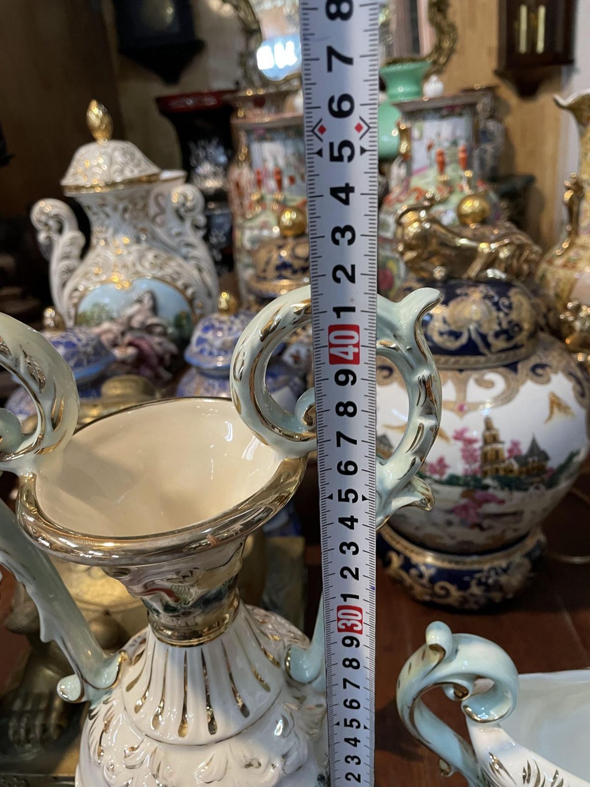 Bộ 3 món sứ Italy, cao 42cm – ảnh 4