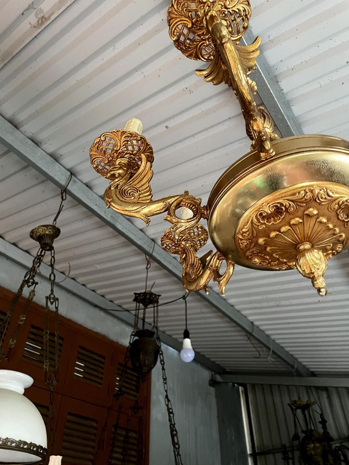 Đèn chùm nhỏ Pháp, dài 65cm – ảnh 3