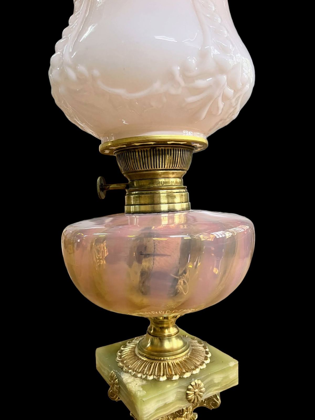 Đèn dầu Pháp, cao 93.5cm – ảnh 4