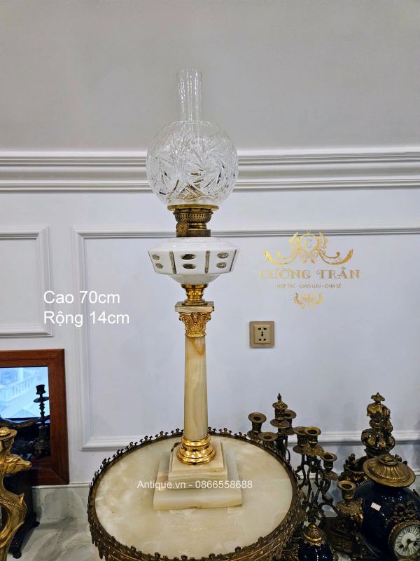 Đèn dầu Pháp, cao 70cm – ảnh 1