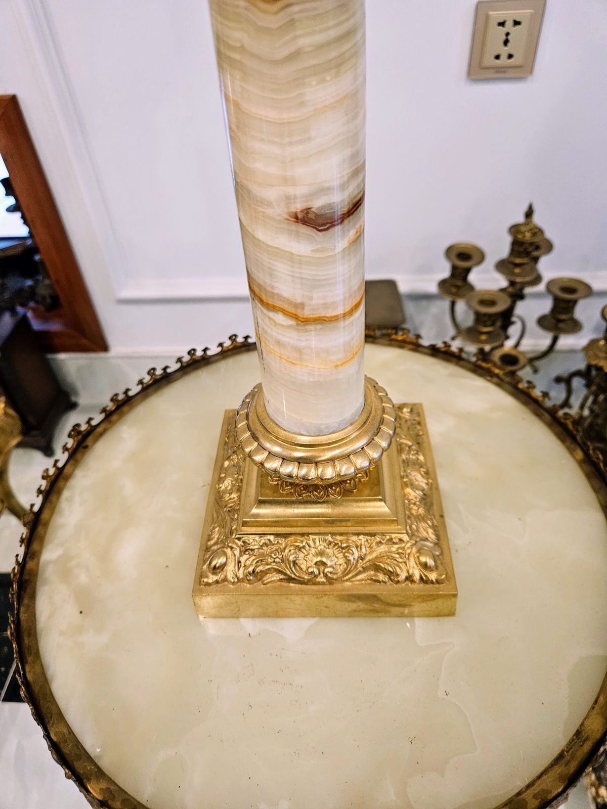 Đèn dầu Pháp, cao 97cm – ảnh 4