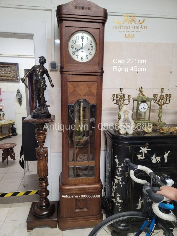 Đồng hồ cây Junghans Đức, cao 221cm – ảnh 1