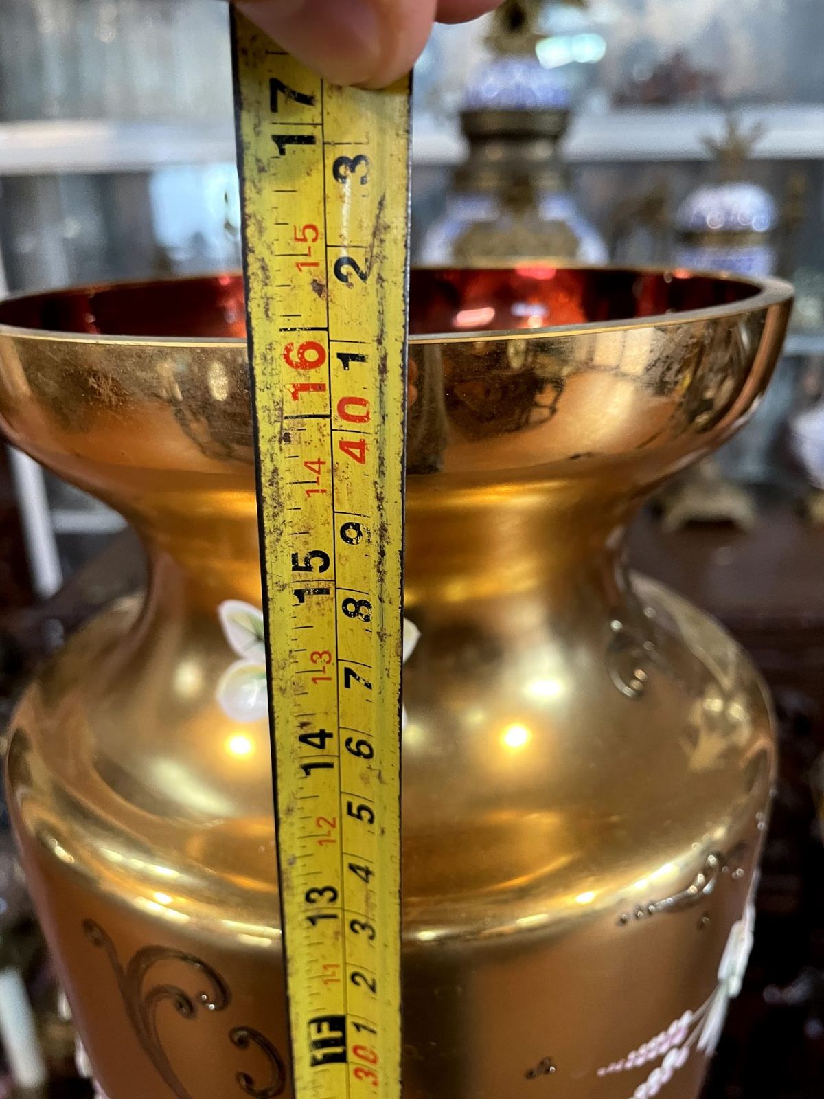 Bình hoa pha lê Séc, cao 41cm – ảnh 3
