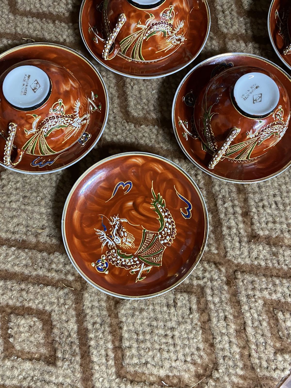 Bộ ấm trà satsuma Nhật Bản – ảnh 14