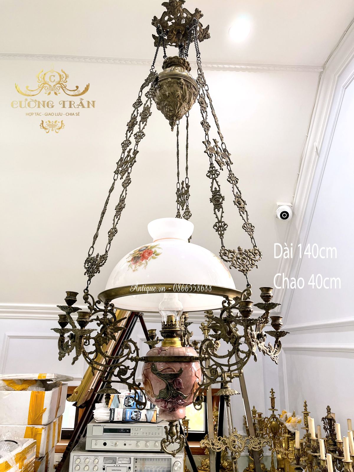 Đèn 3 dây Pháp, dài 140cm – ảnh 1