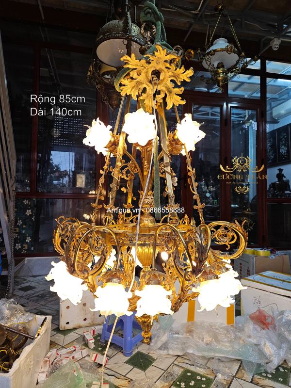 Đèn chùm Pháp, dài 140cm – ảnh 1