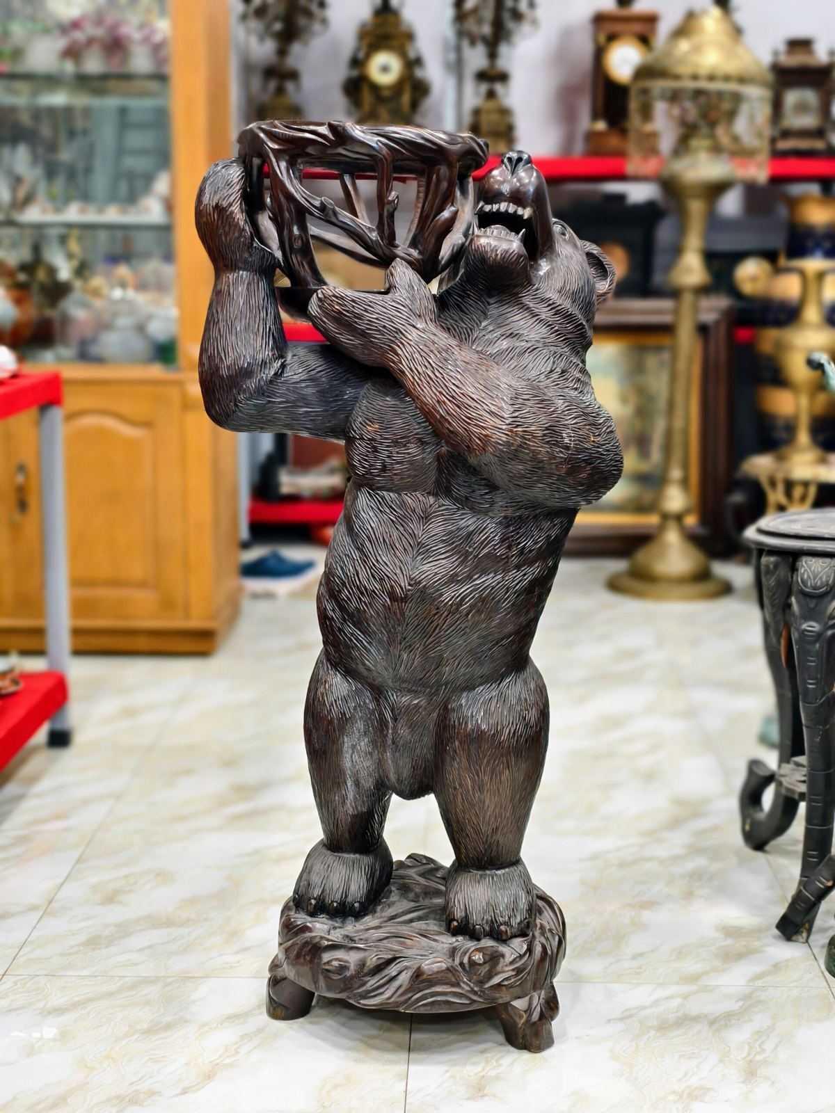 Tượng gấu gỗ – ảnh 3
