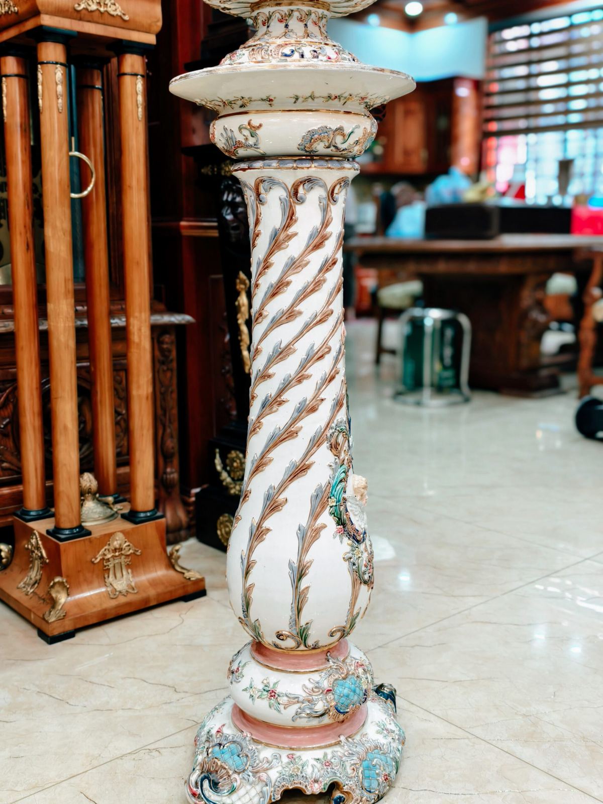 Chậu hoa sứ Ý, cao 98cm – ảnh 10