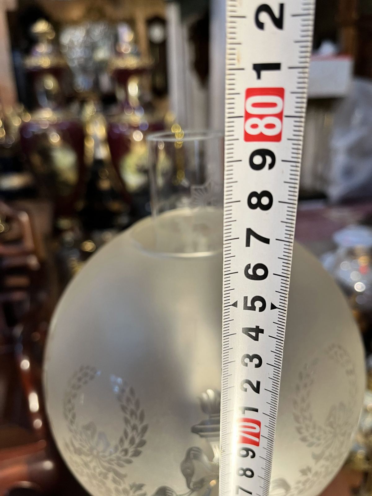 Đèn dầu Pháp, cao 79.5cm – ảnh 7