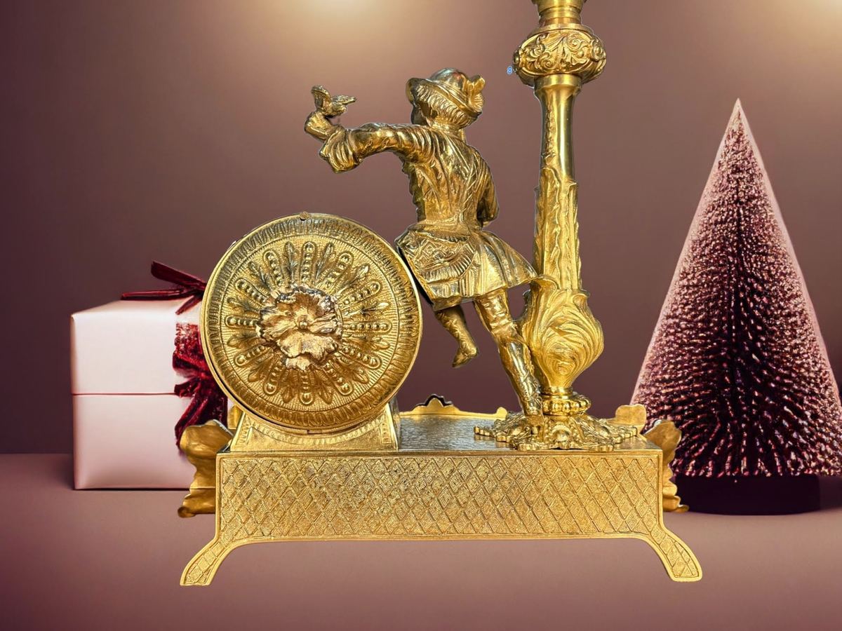 Đèn dầu tượng Pháp, cao 73cm – ảnh 7