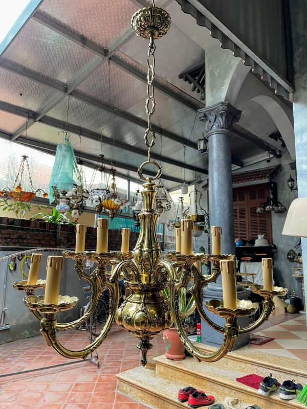 Đèn chùm 12 ngọn Tây Ban Nha – ảnh 1