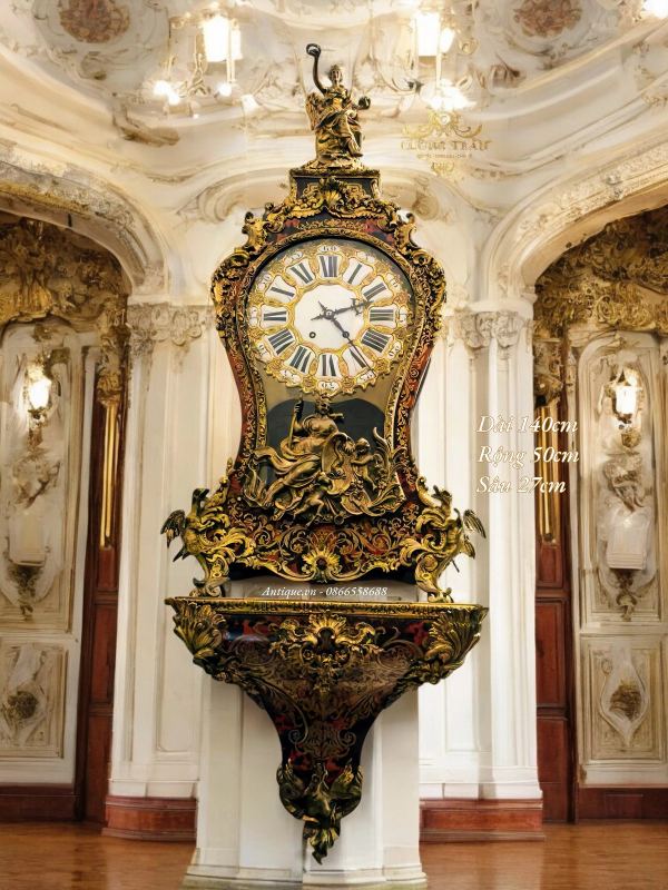 Đồng hồ boulle cổ – ảnh 1