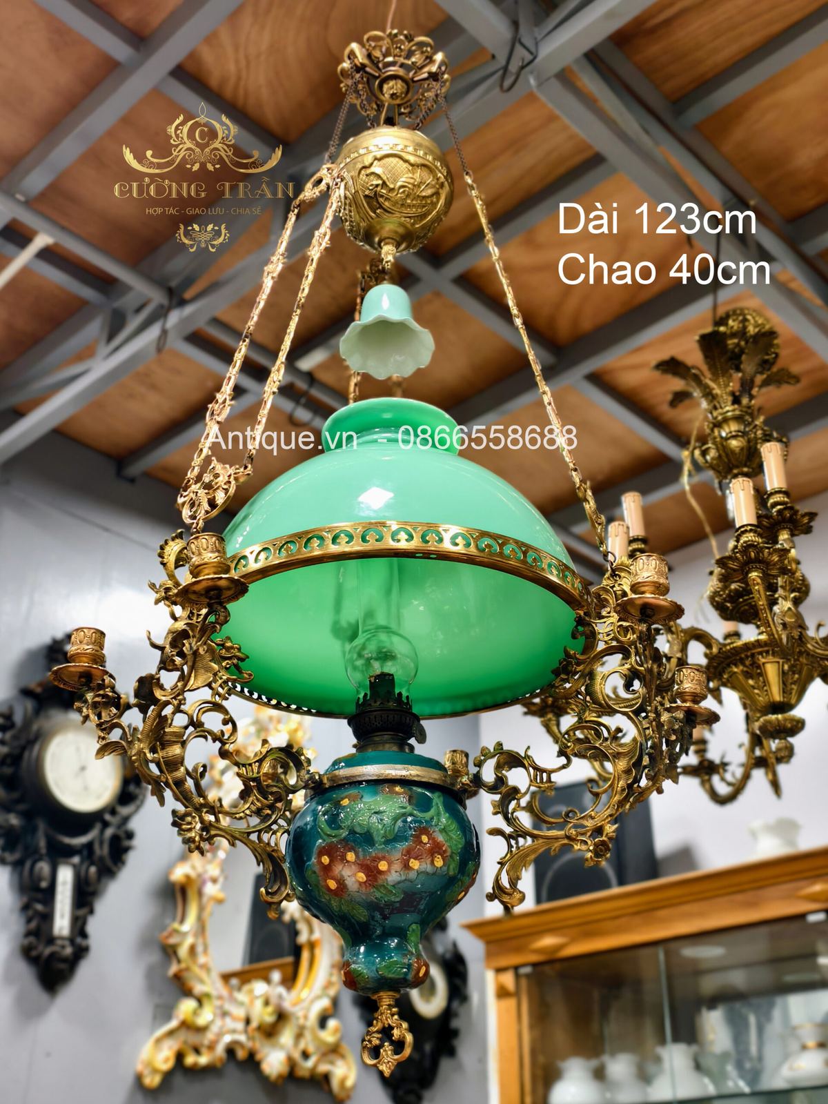 Đèn 3 dây Pháp, dài 123cm – ảnh 1