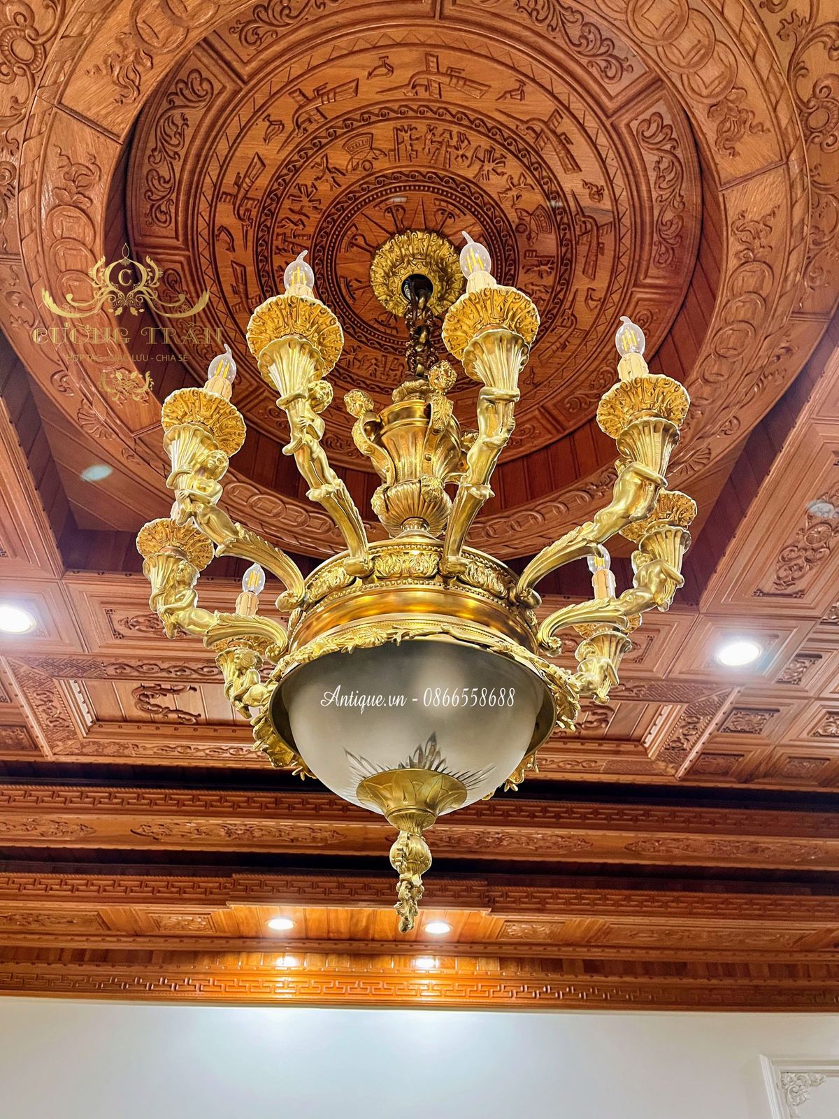 Đèn chùm Pháp, dài 106cm – ảnh 2