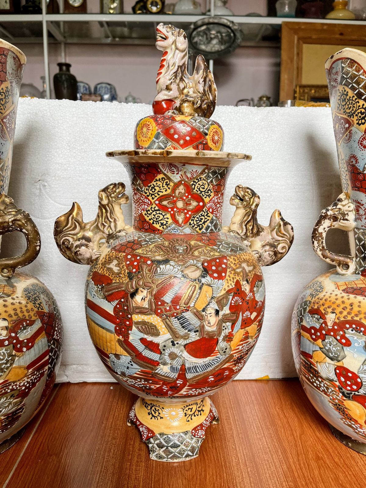 Bộ 3 món gốm satsuma – ảnh 2