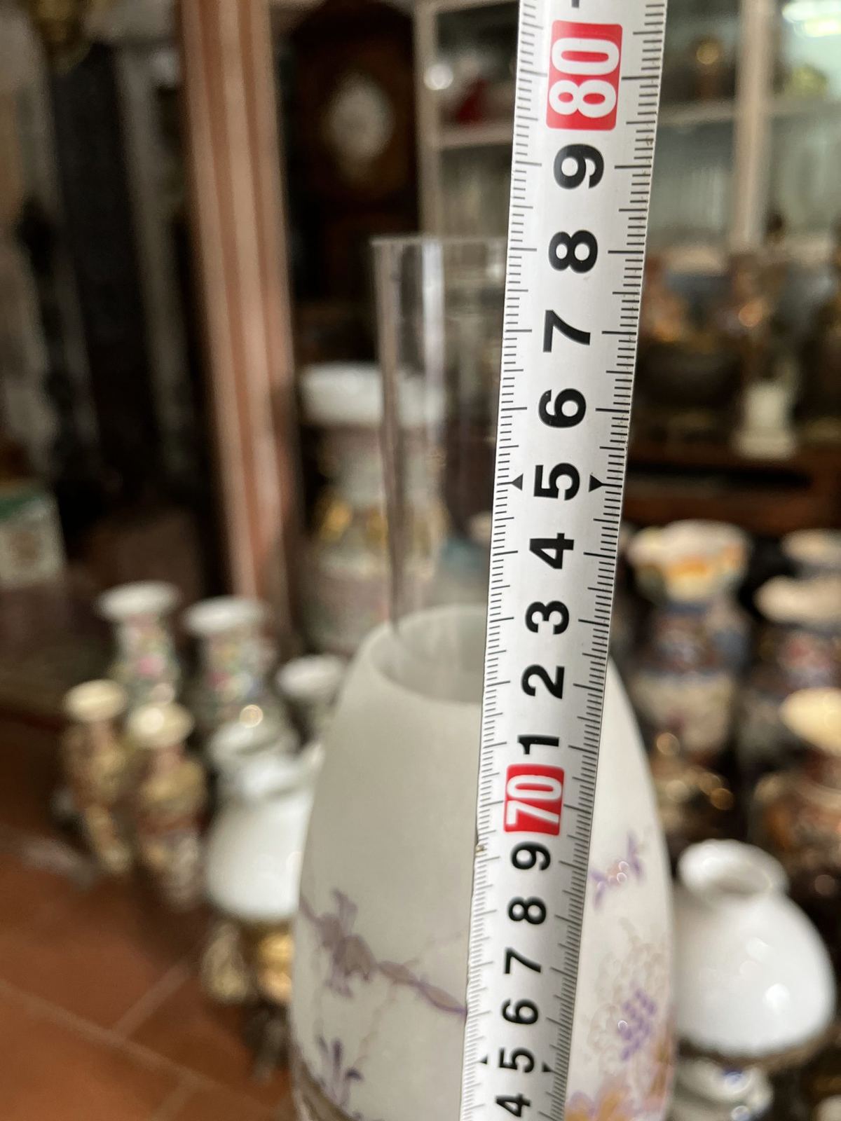 Đèn dầu Pháp, cao 78cm – ảnh 3