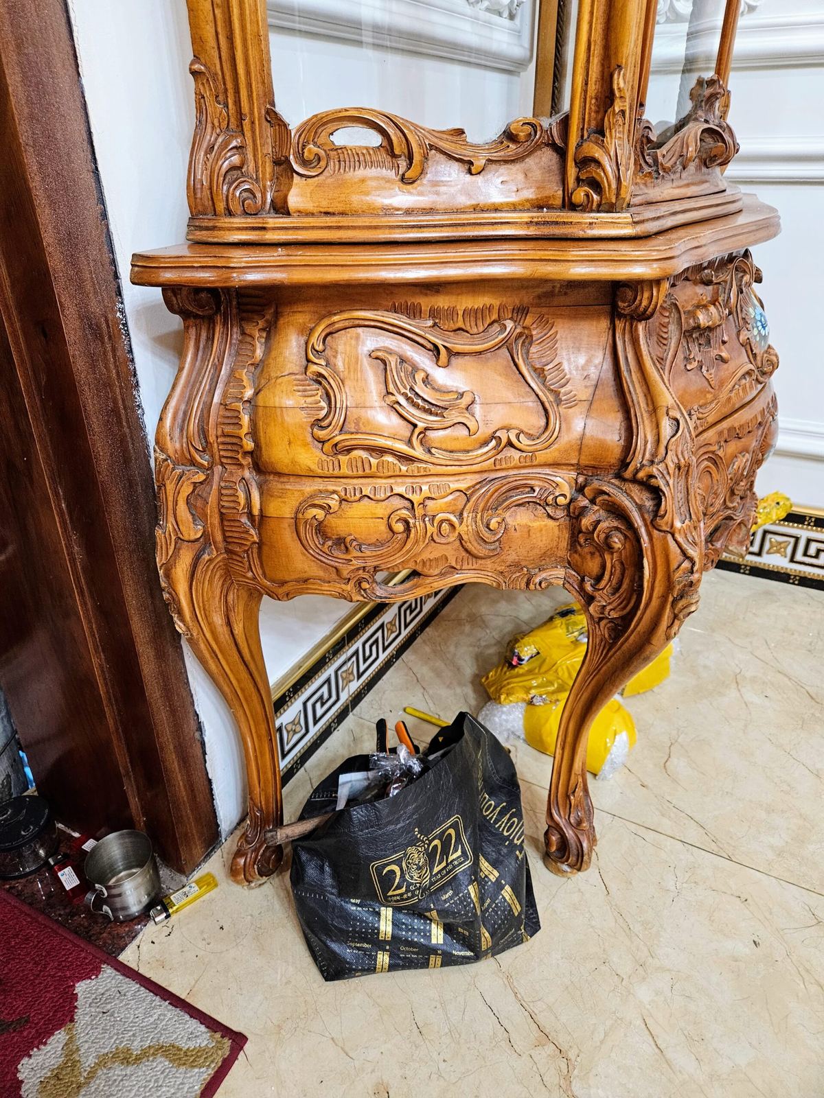 Tủ gỗ Pháp, cao 205cm – ảnh 3