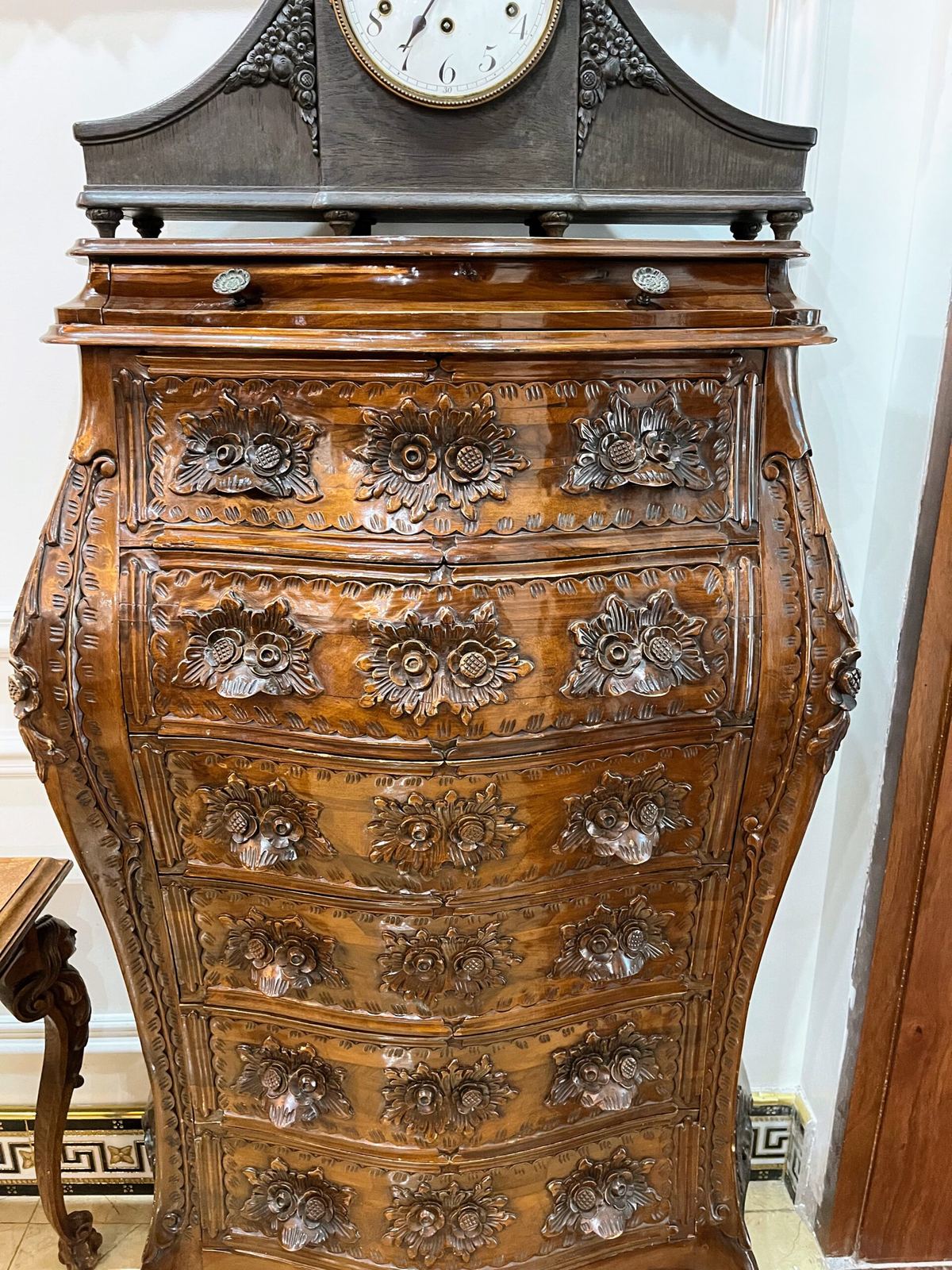 Tủ gỗ Pháp, cao 137cm – ảnh 3