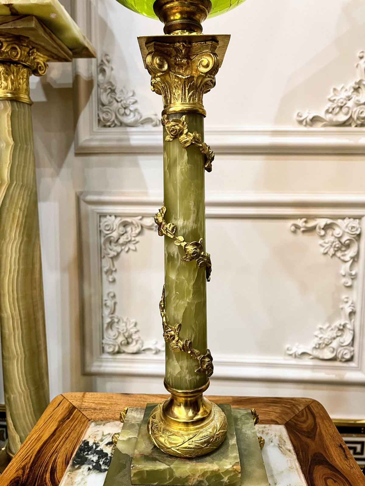 Đèn dầu Pháp, cao 89.5cm – ảnh 4