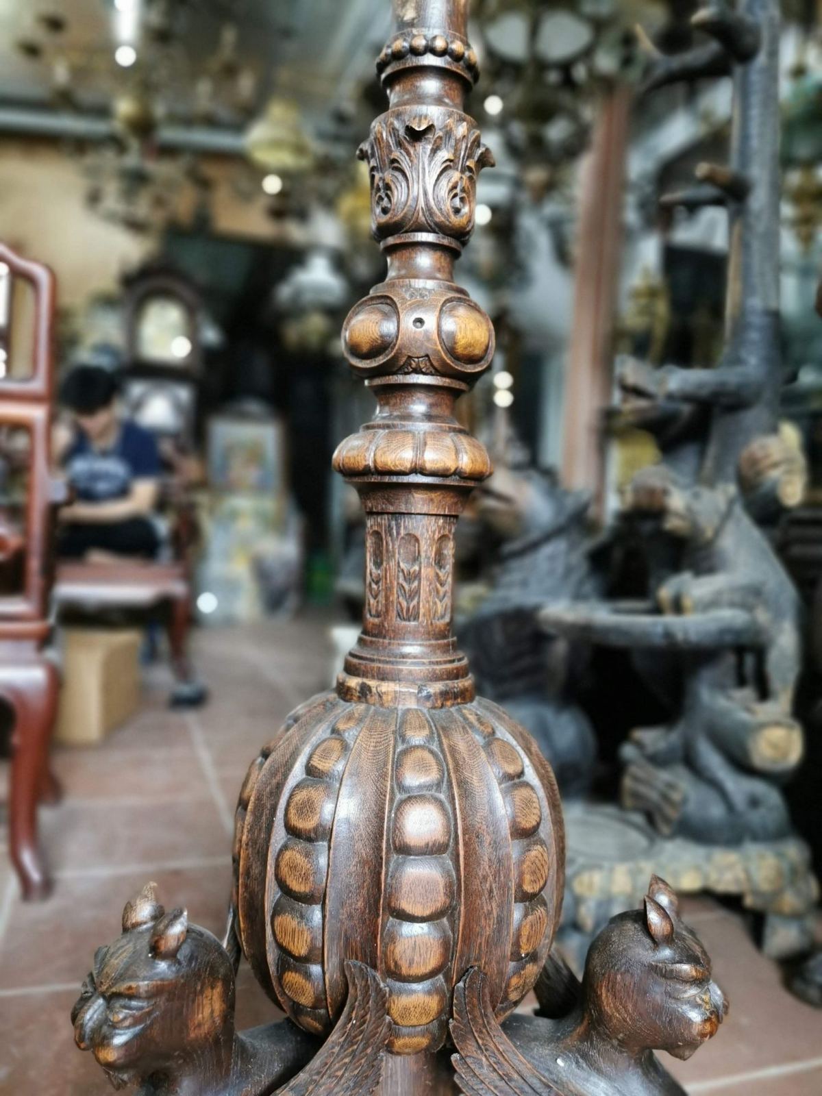 Đèn cây gỗ – ảnh 6