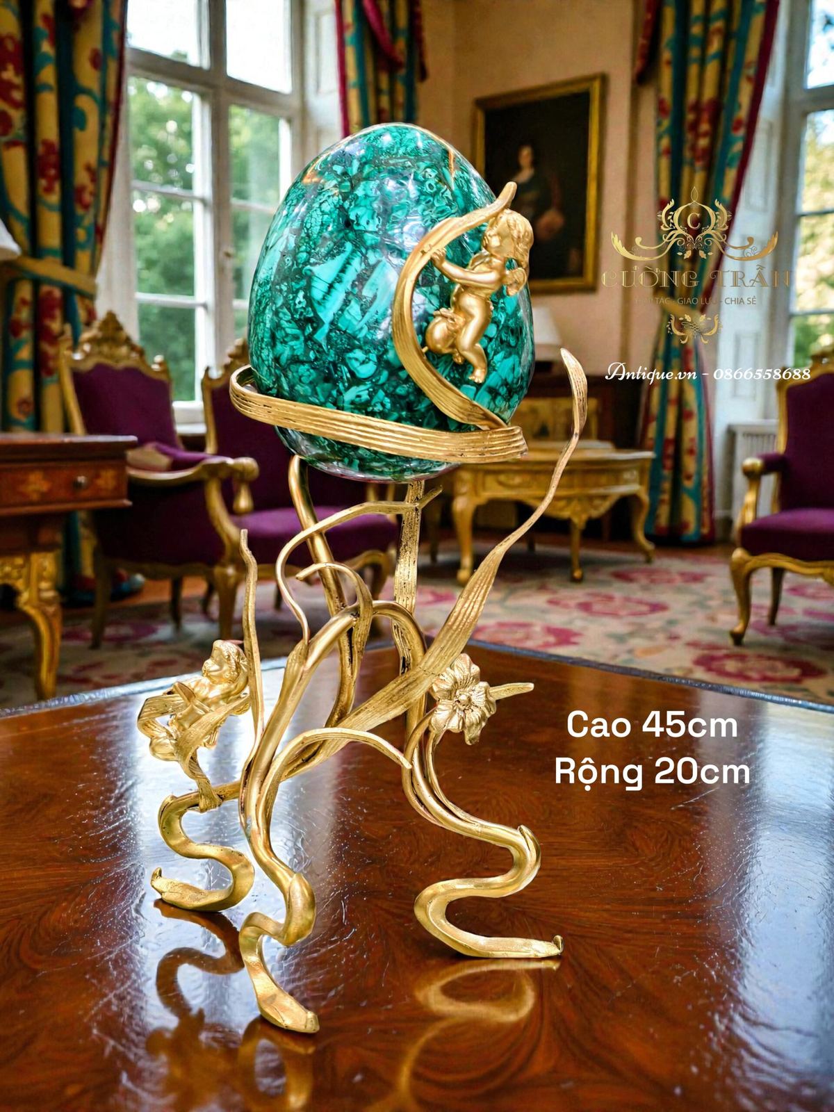 Quả trứng malachite – ảnh 1