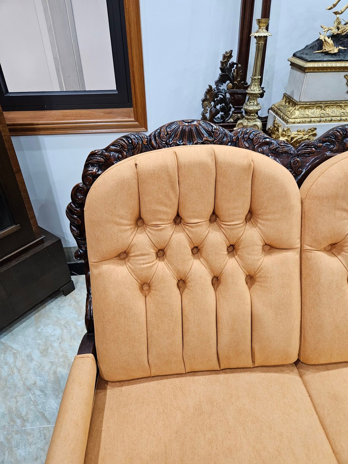 Bộ sofa nỉ Pháp, cao 102cm – ảnh 4