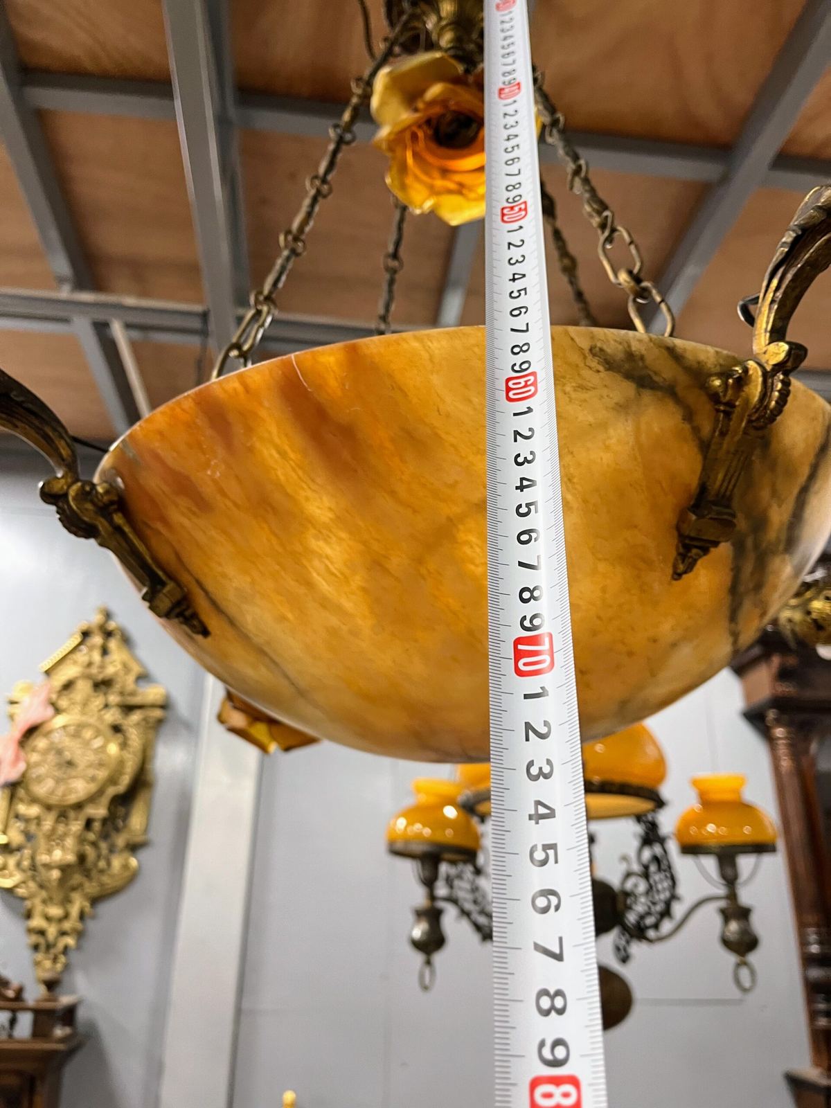 Đèn chao đá, dài 73cm – ảnh 5
