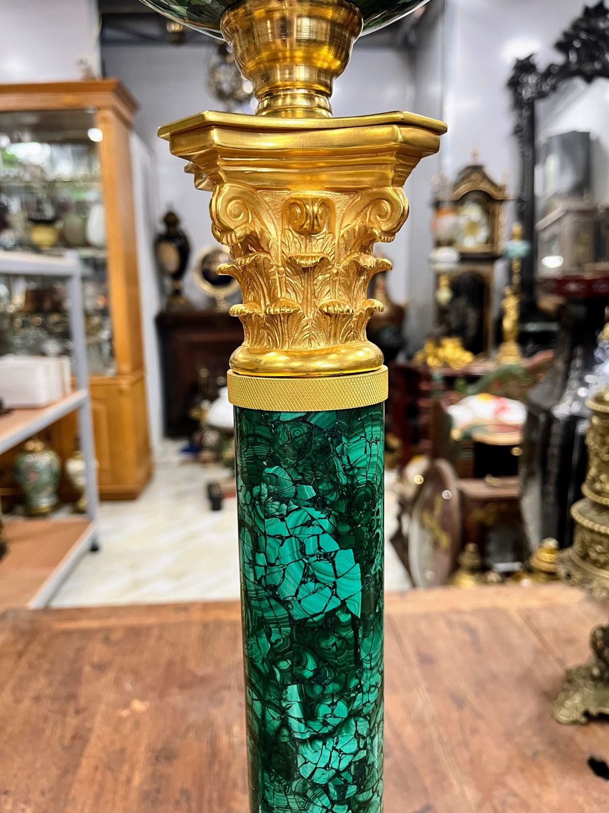 Đèn dầu đá Malachit – ảnh 5