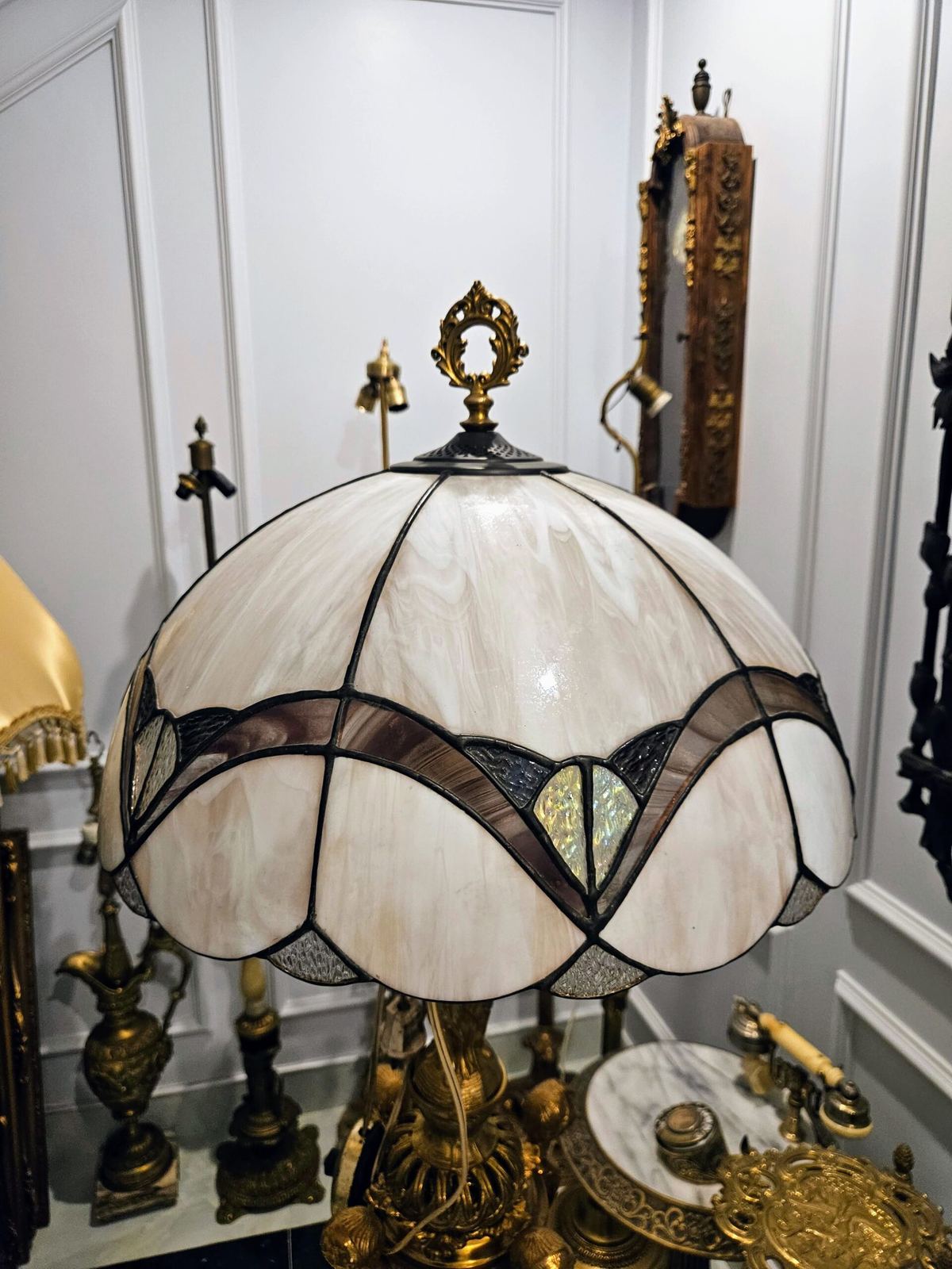 Đèn tiffani Pháp, cao 62cm – ảnh 2