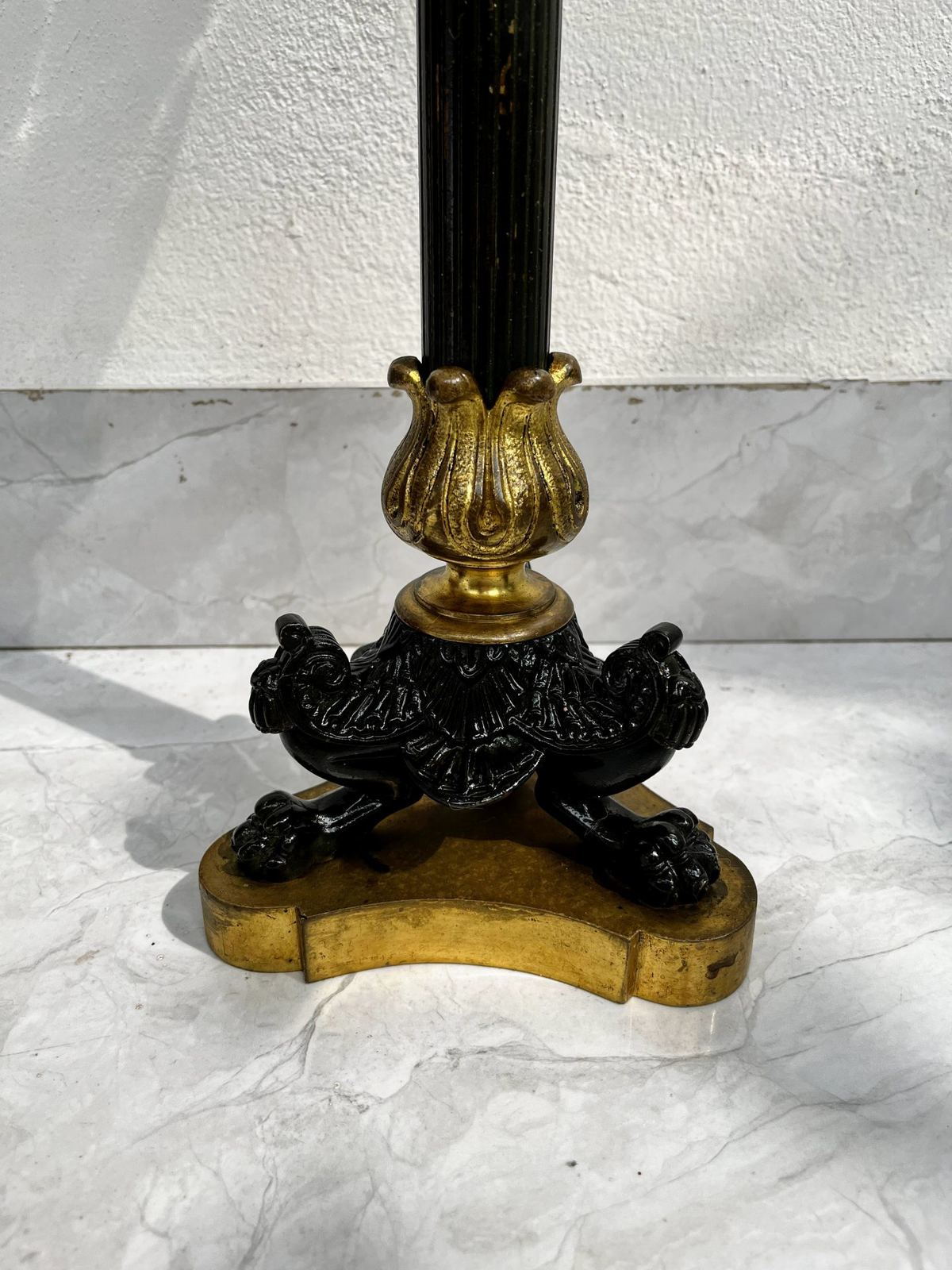 Đèn dầu để bàn Pháp, cao 77cm – ảnh 4
