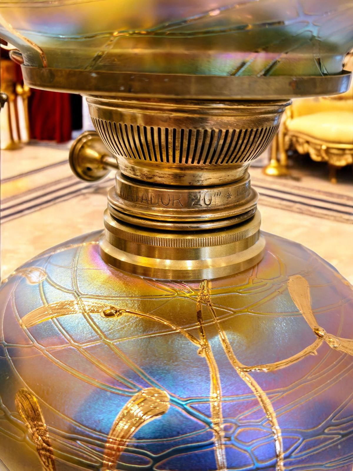 Cặp đèn dầu loetz – ảnh 5