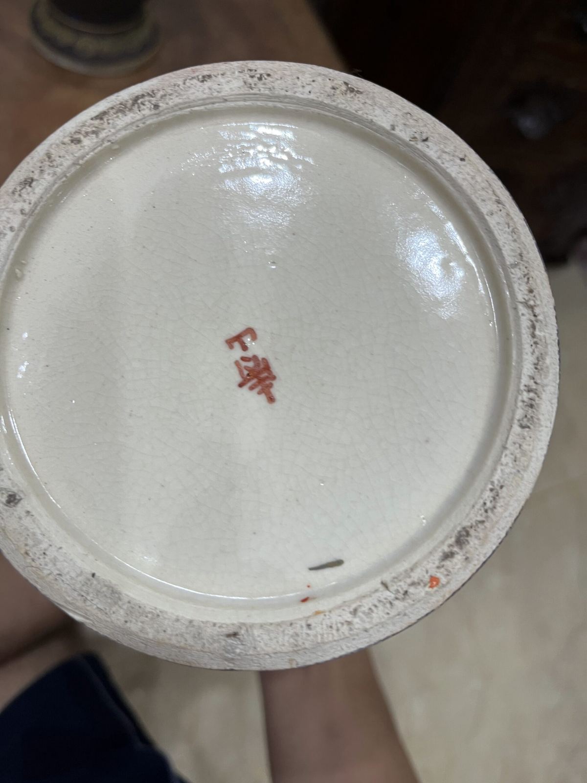 Cặp bình Satsuma, cao 31.5cm – ảnh 8