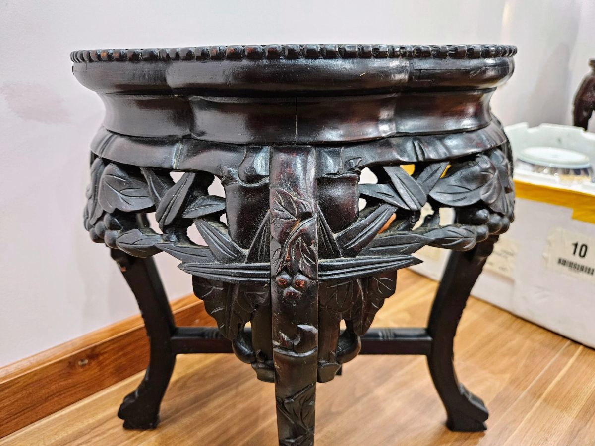 Một chiếc đôn gỗ, cao 48cm – ảnh 3