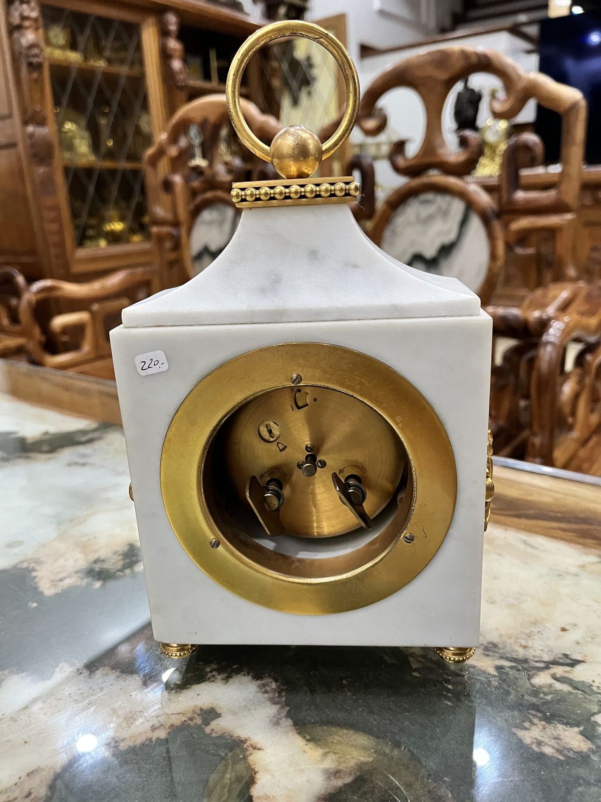 Một chiếc đồng hồ để bàn nhỏ xinh Pháp – ảnh 2