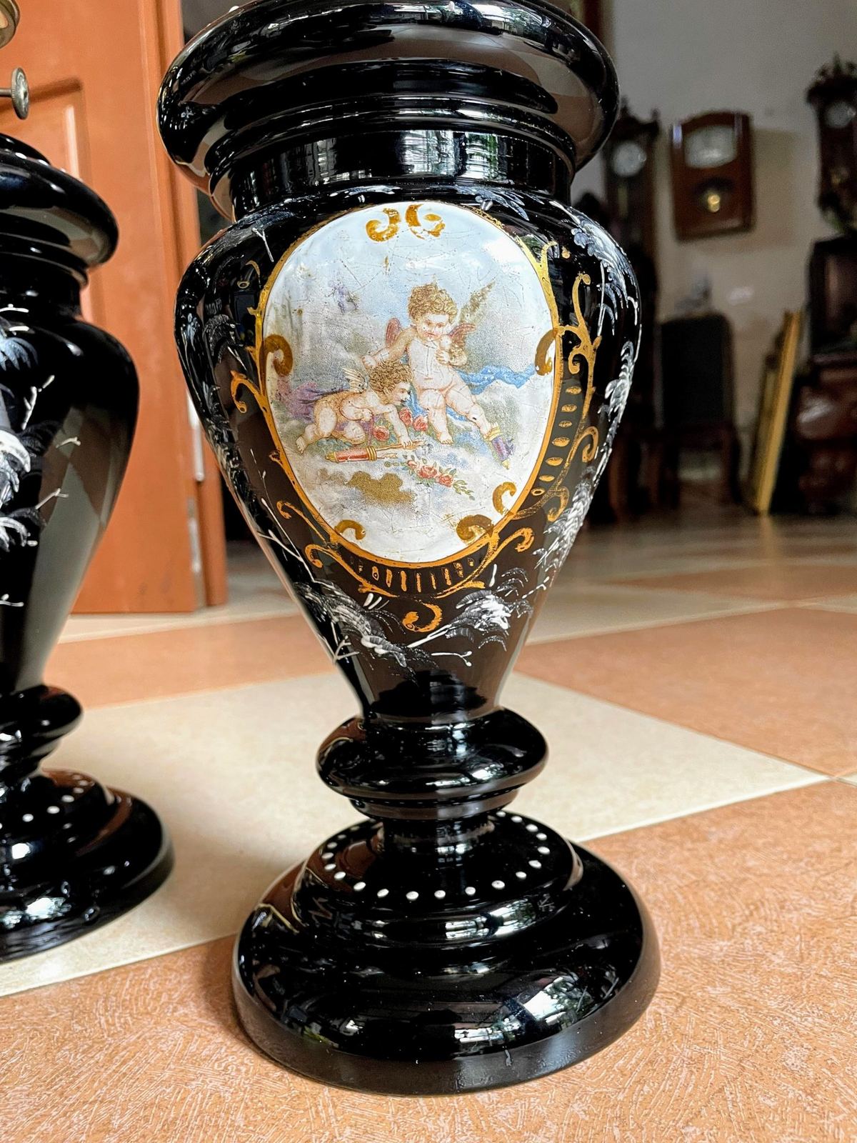 Cặp đèn dầu pha lê – ảnh 2