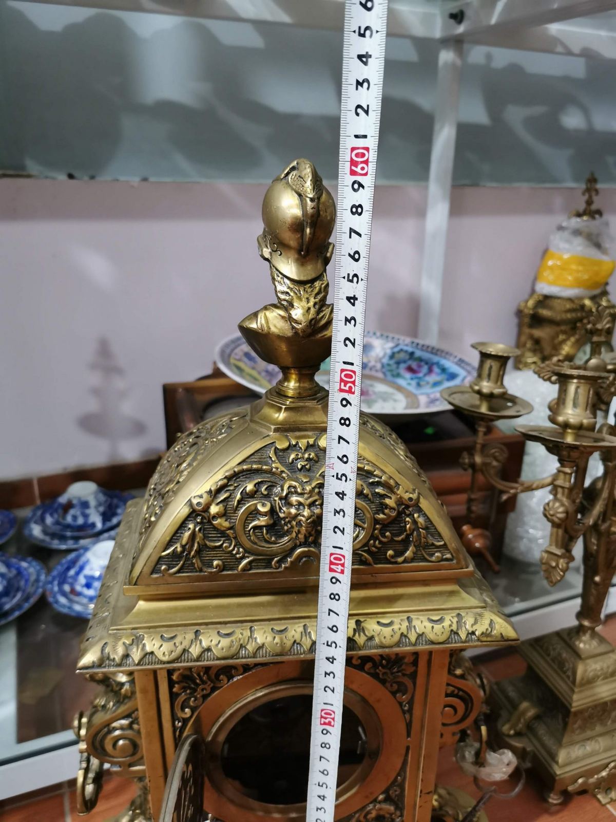 Bộ đồng hồ chân nến to – ảnh 6