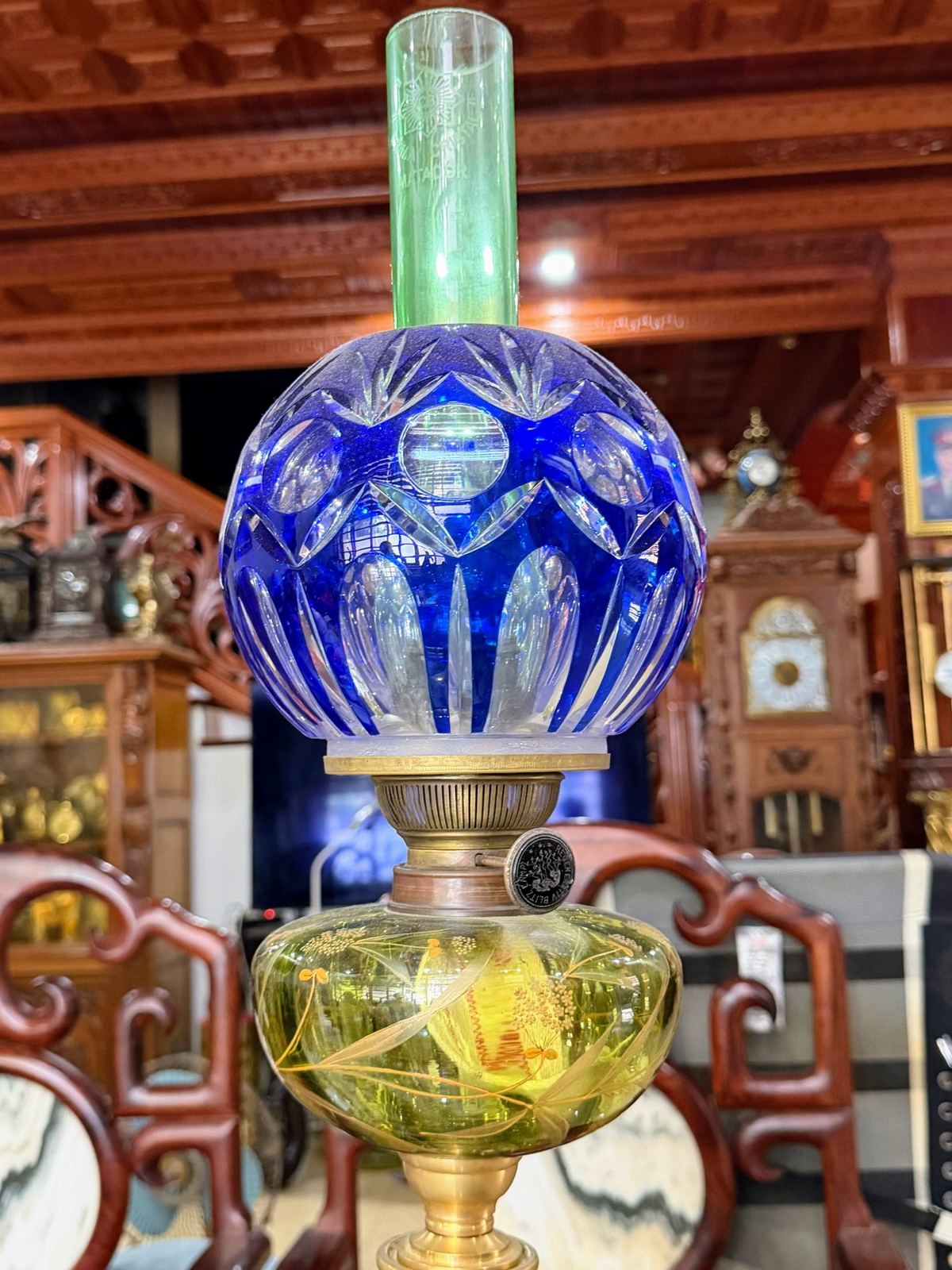 Đèn dầu Pháp, cao 81cm – ảnh 3