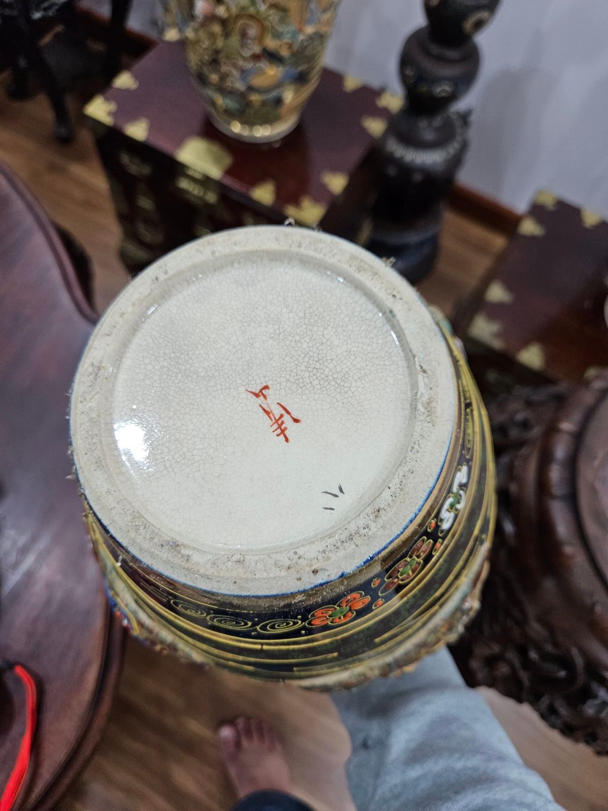 Bộ satsuma 3 món, cao 36cm – ảnh 9