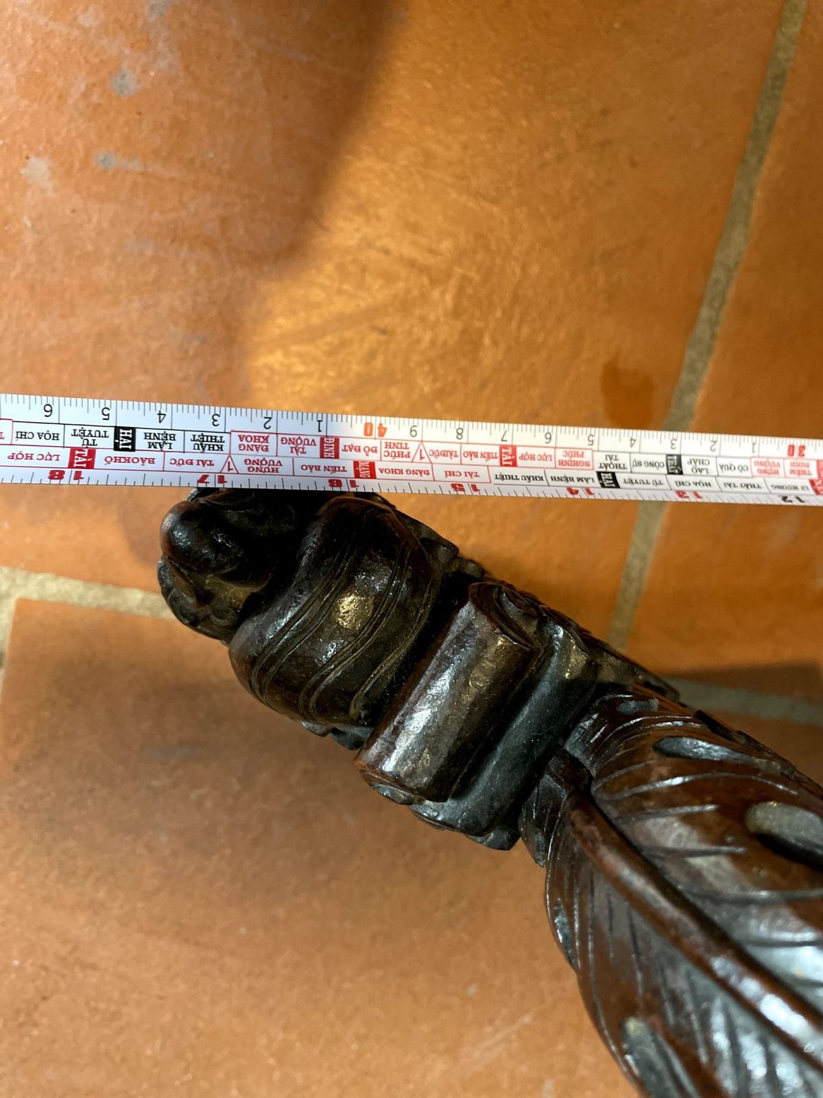 Đôn gỗ rồng cuốn – ảnh 9