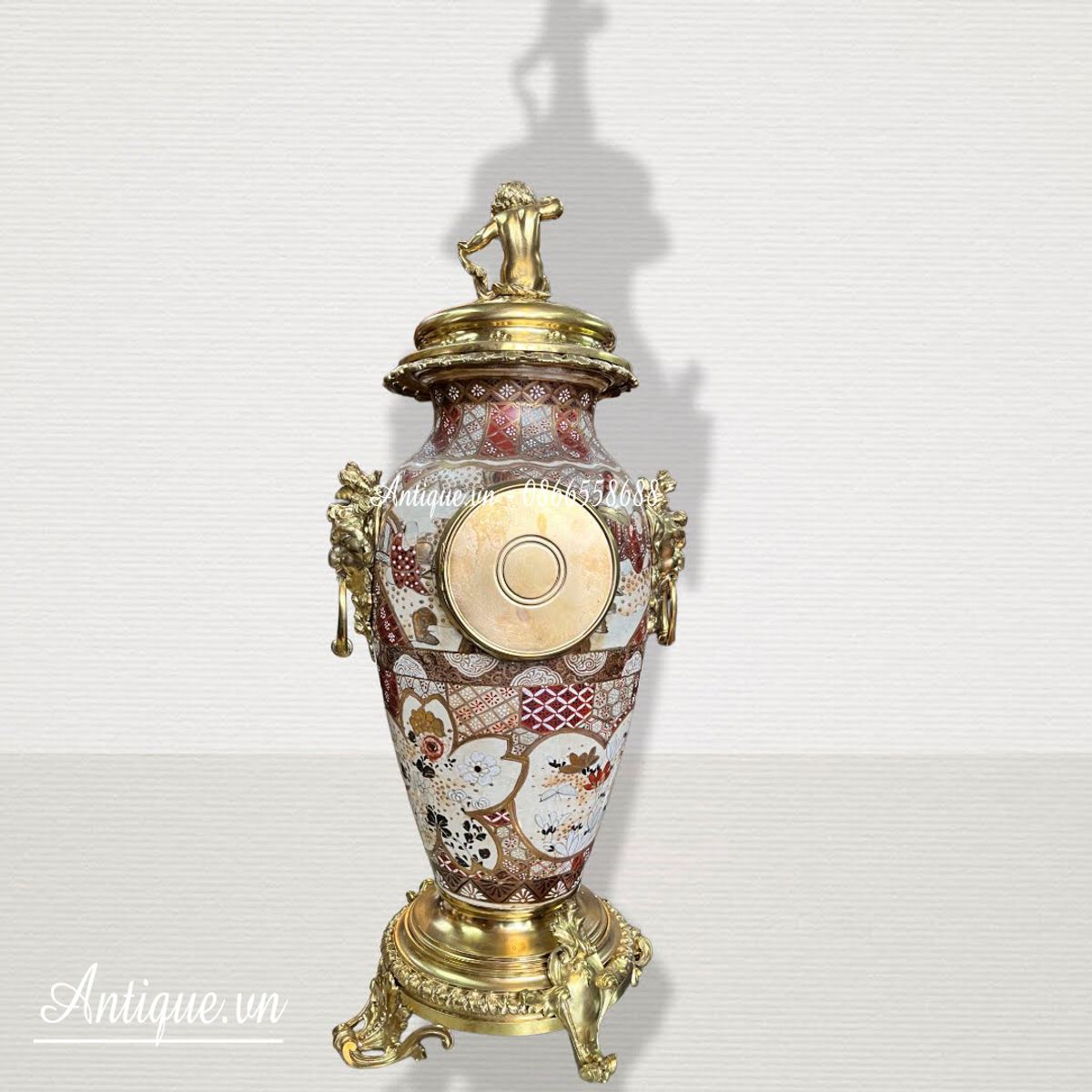 Đồng hồ để bàn Pháp, cao 64cm – ảnh 3