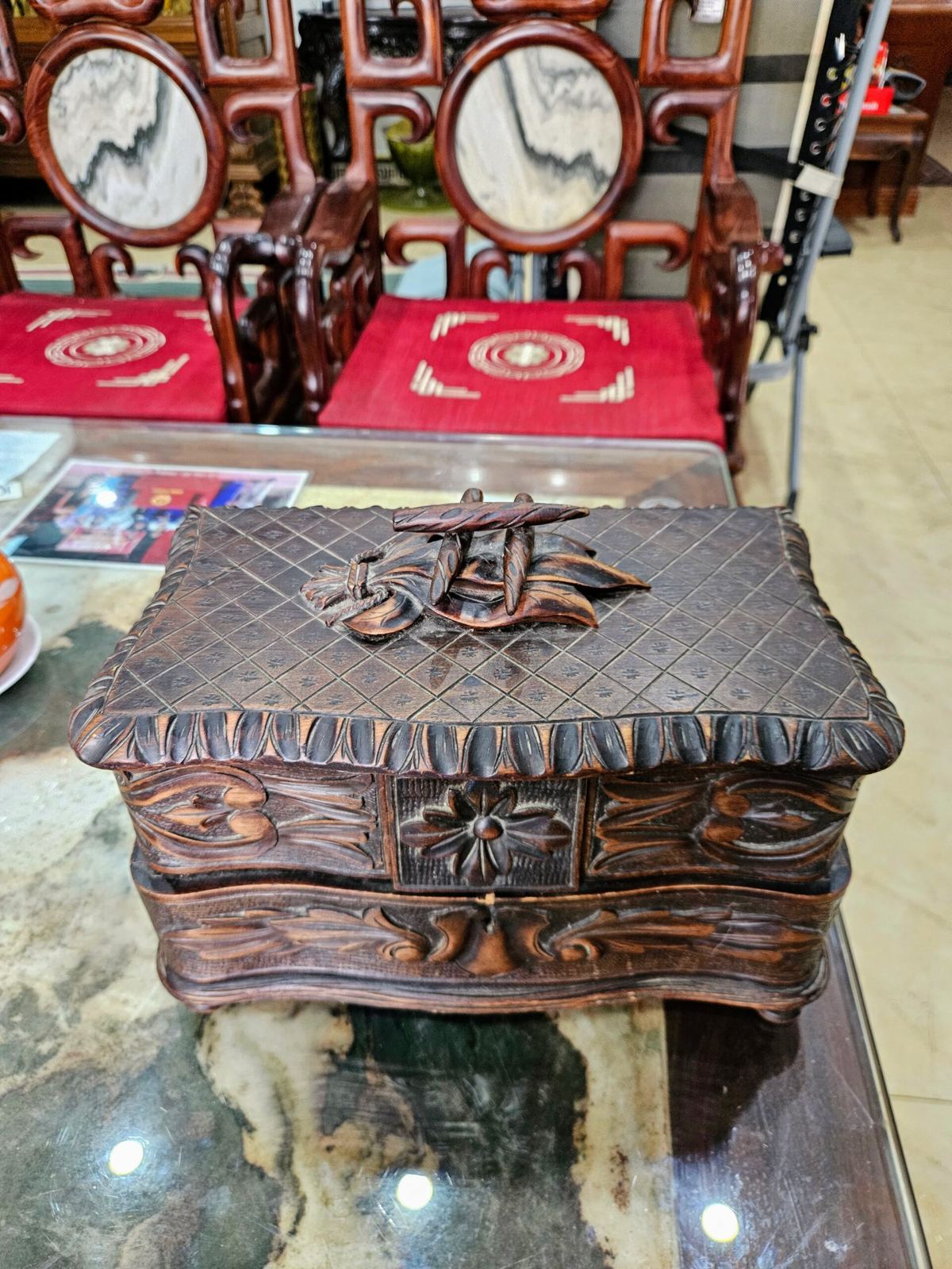 Hộp gỗ cổ Black Forest – ảnh 6