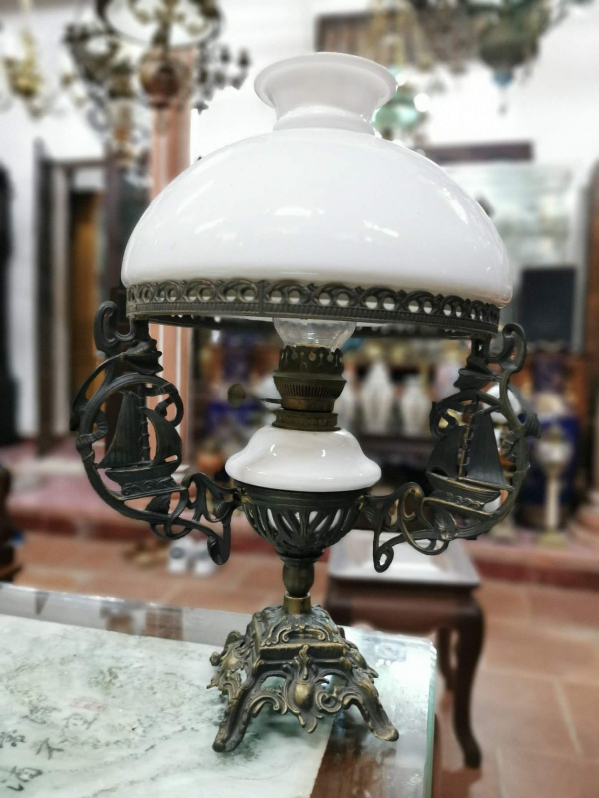Đèn dầu để bàn – ảnh 1