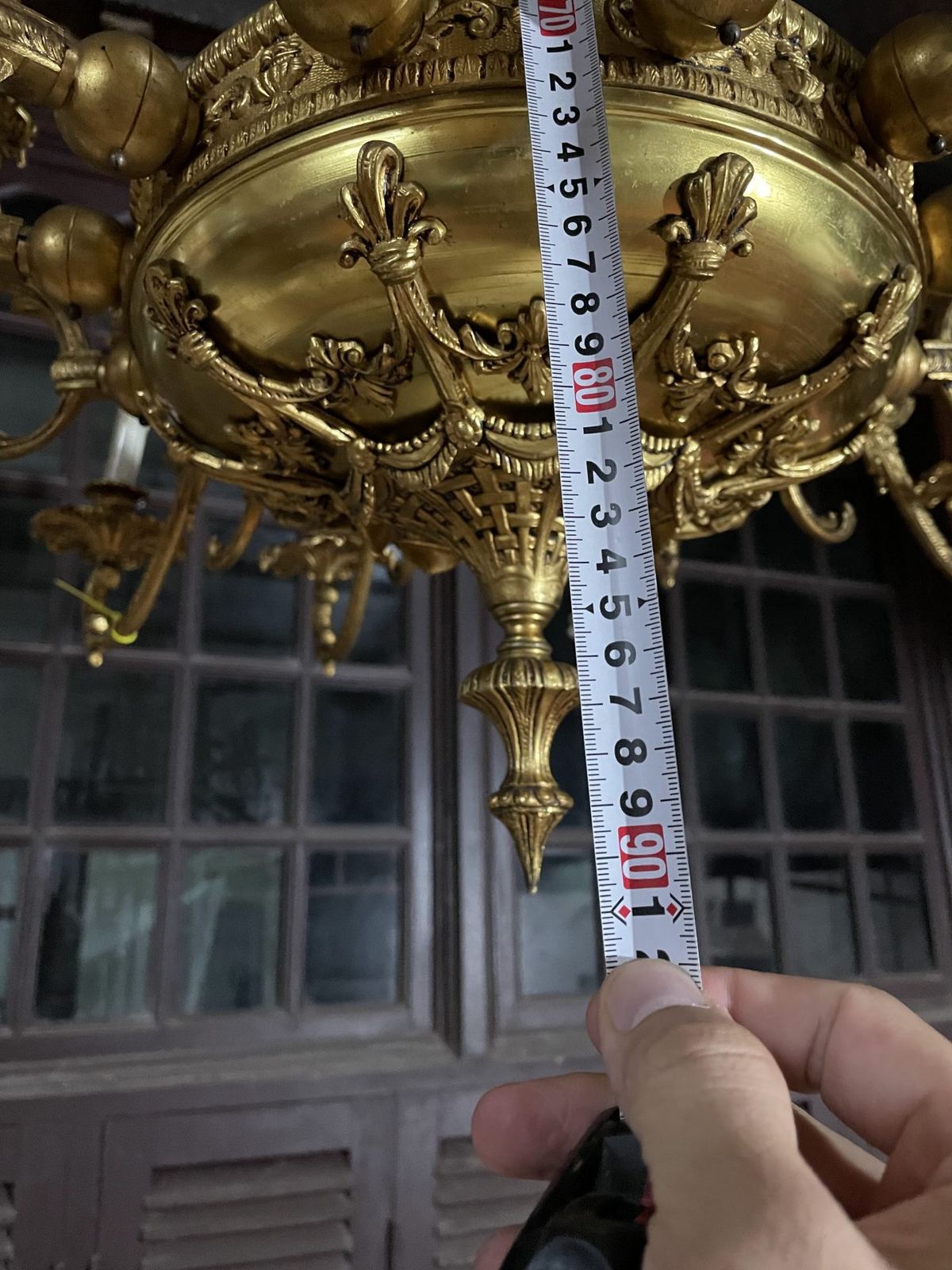 Đèn chùm đồng – ảnh 4