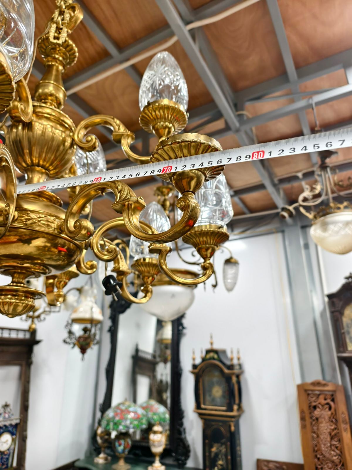 Đèn chùm Pháp, rộng 80cm – ảnh 6